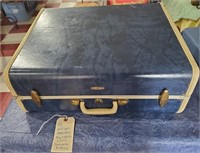 Shwader Bros vtg hardshell Samsonite suitcase
