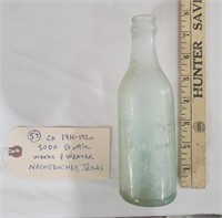 Weeks Weaver antique soda bottle Nacogdoches Texas