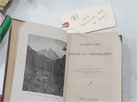 1902 Elementary Geography book w maps