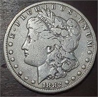 1882 O  US morgan silver dollar New Orleans