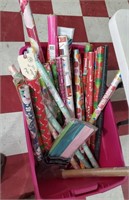 35+ rolls of gift wrapping paper