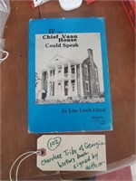 Georgia Cherokee history book signed by author