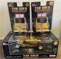 R - 24K GOLD PLATED COMMEMORATIVE SERIES HOT RODS