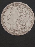 1891 O US Morgan silver dollar New Orleans
