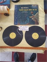 old record album Disney 20,000 leagues under sea