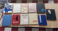 11 old yearbooks 1960s 1970s