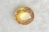 Natural Vivid Yellow Ceylon Sapphire....1.575 Cts
