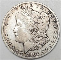 1902-S Morgan Silver Dollar XF