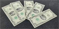 (5) 1976 $2 FR Notes Uncirculated & Nice