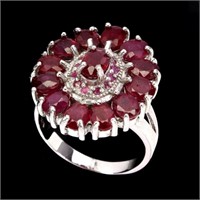 Natural Top Blood Red Ruby Ring