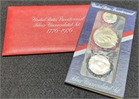 3 Coin Silver Bicentennial Uncirculated Set