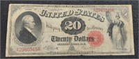 1880 $20 Large Size Legal Tender Note,