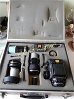 Zenza Bronica Etr 75mm 2.8 camera w/lots of lense
