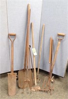 (9) EARLY HAND TOOLS