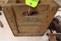 CANADA DRY CRATE, LOTS OF VINTAGE TOOLS