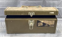 16x7x7" Vermont American Metal Toolbox W /CHAIN