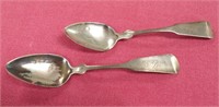 (2) ANTIQUE BRINSMAIDS STERLING SPOONS