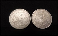 1883 & 1887 MORGAN DOLLARS