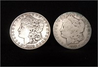 1883 &1884 MORGAN DOLLARS