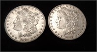 1881 & 1890 MORGAN DOLLARS