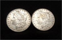 1886 & 1904 MORGAN DOLLARS