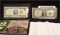 1936 $1 SILVER CERTIFICATE & 1963 $2 BILL