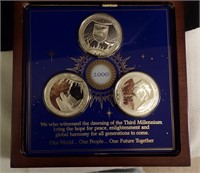 (3) STERLING COMMEMORATIVE COINS