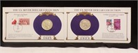 1923 & 1925 SILVER PEACE DOLLARS AND STAMPS