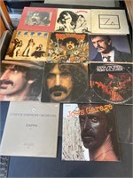 12 Frank Zappa vinyl record albums