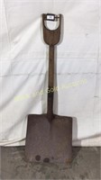Vintage Wood Handled Steel Square Shovel
