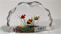 Vintage Murano Glass Fish Aquarium