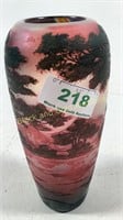 Original French DeVez Cameo Glass Vase