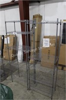 2 - 5 tier wire shelves