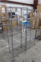 2 - 5 tier wire shelves