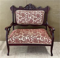 Victorian Upholstered Settee