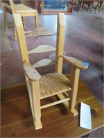 Antique Handmade Doll Rocking Chair