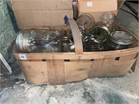 LOT OF ASSORTED MASON JARS