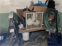 CONTENTS OF CORNER OF BASEMENT