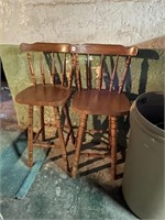 (2) BAR STOOLS - 40" TALL