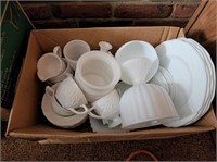 LOT OF ASSORTED MILK GLASS