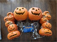 LIGHTED HALLOWEEN DECORATIONS INCLUDING