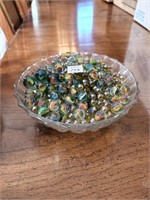 CANDY DISH FULL OF MARBLES