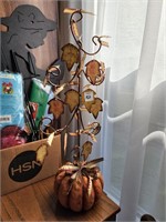 FALL THEMED PUMPKIN WIND CHIME STAND