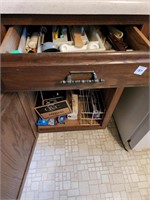 CONTENTS OF DRAWER AND CABINET