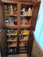 CONTENTS OF BOTTOM KITCHEN CABINETS (4 CABINETS)