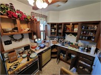 CONTENTS OF KITCHEN CABINETS (12 CABINETS,