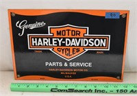 Harley Davidson porcelain sign