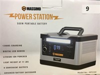 Massimo 500w Portable Power Station $500 RETAIL