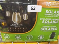 Sunforce 35 ft solar LED string lights