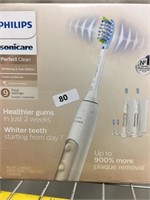 Phillips Sonicare Perfect Clean Toothbrush read